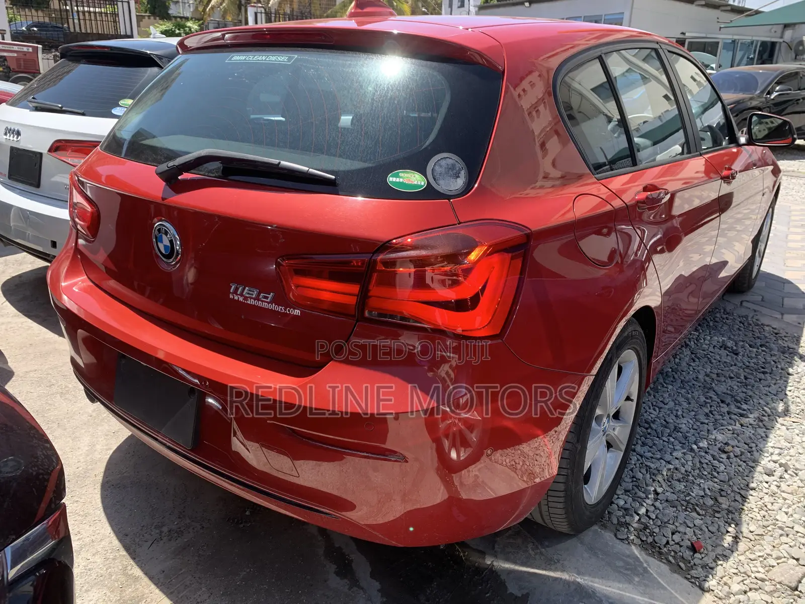BMW 118d 2019 Burgundy
