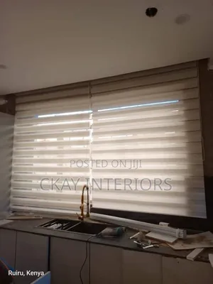 Give Your Windows a Clean, Structured Finish With Horizontal Blinds.