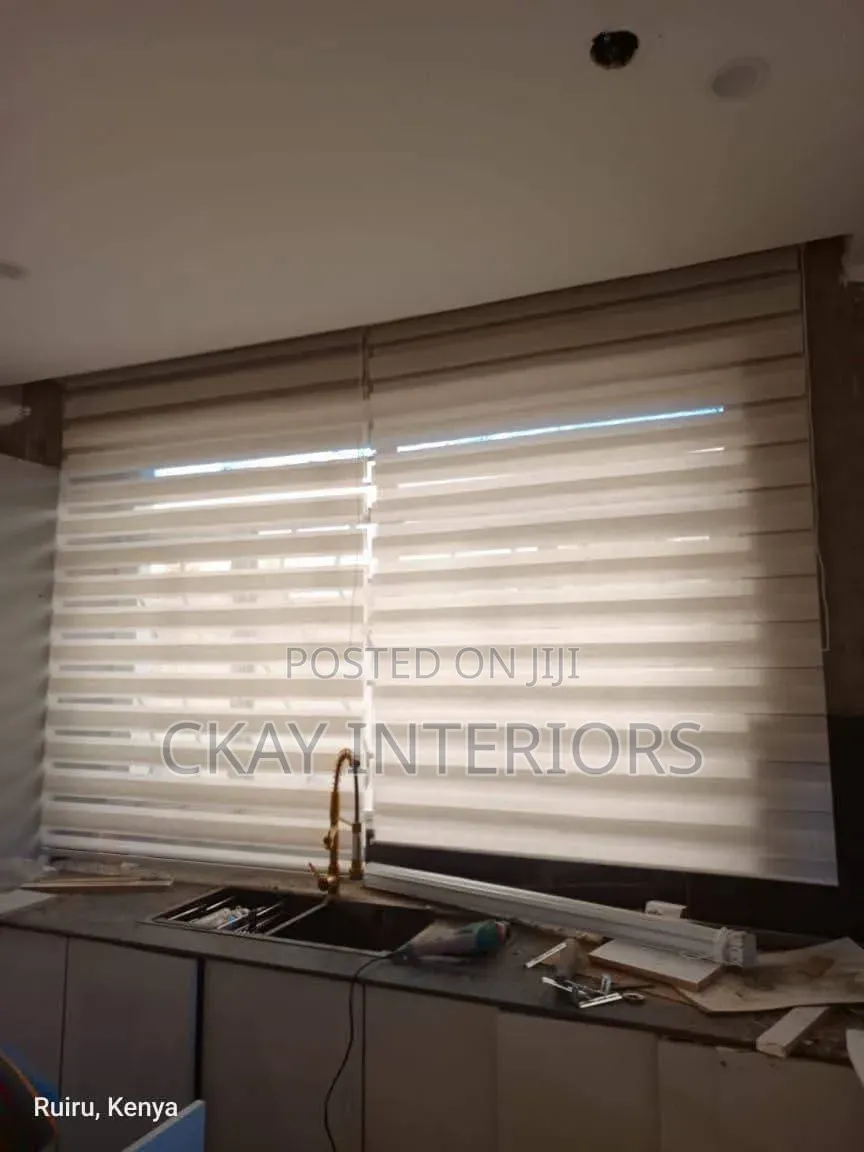 Give Your Windows a Clean, Structured Finish With Horizontal Blinds.