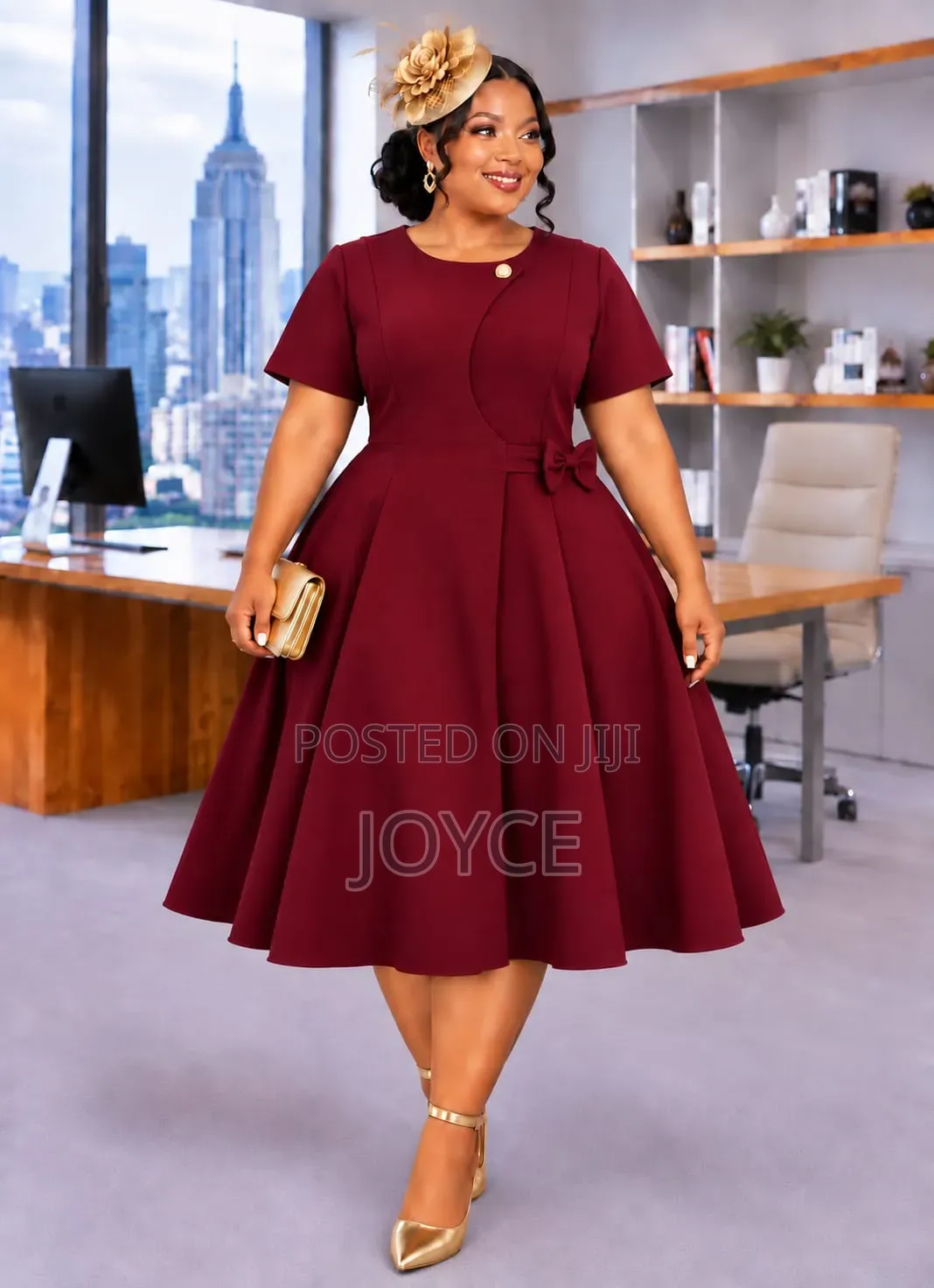 Skater Wrap Dress