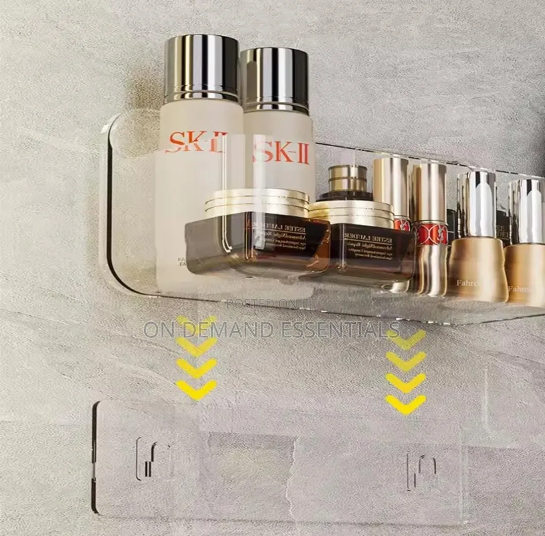 Acrylic Big Size Bathroom Organizer. Clear