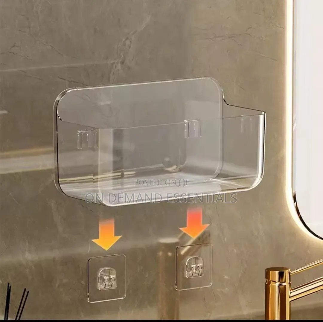 Acrylic Big Size Bathroom Organizer. Clear