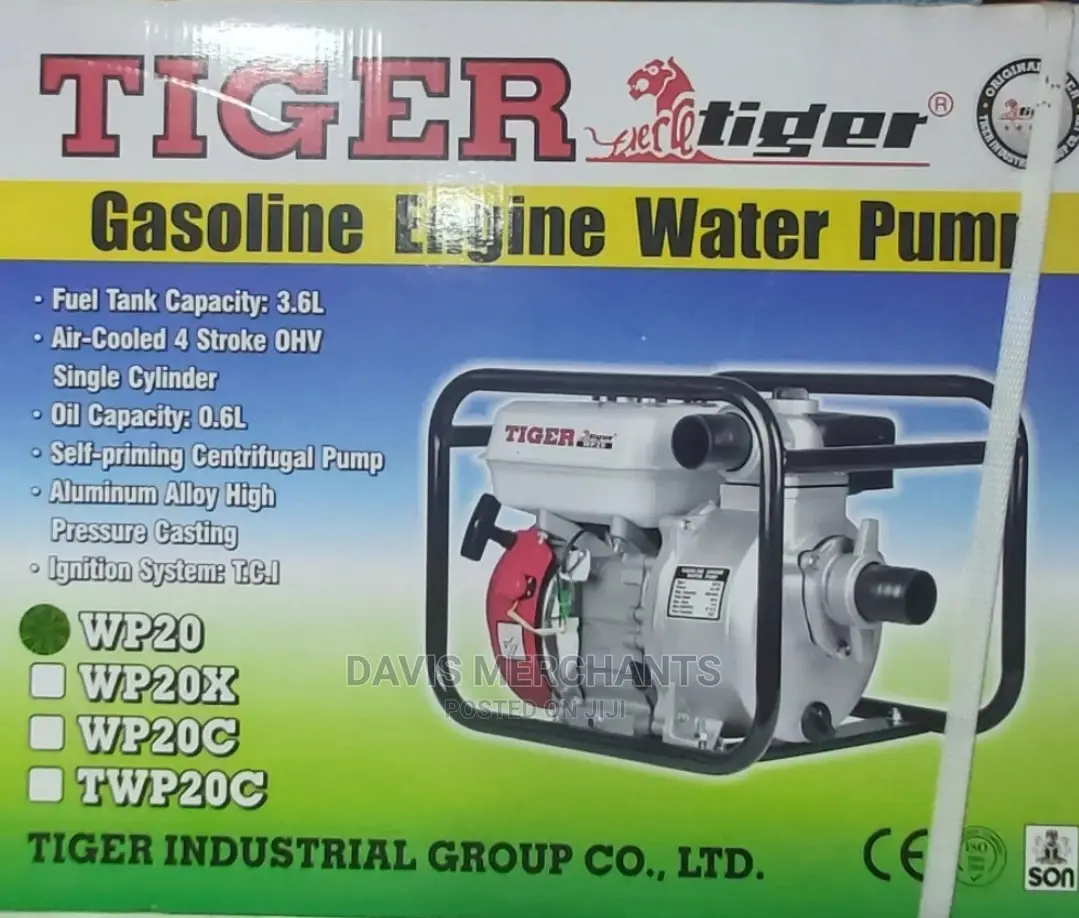 Tiger Water Pump. 2" High Efficiency Water Pump Machine.