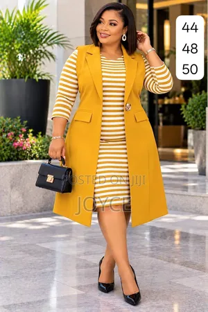 Dress With a Sleeveless Blazer