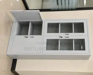 Glass Door Office Cabinet – Lockable Filing Storage