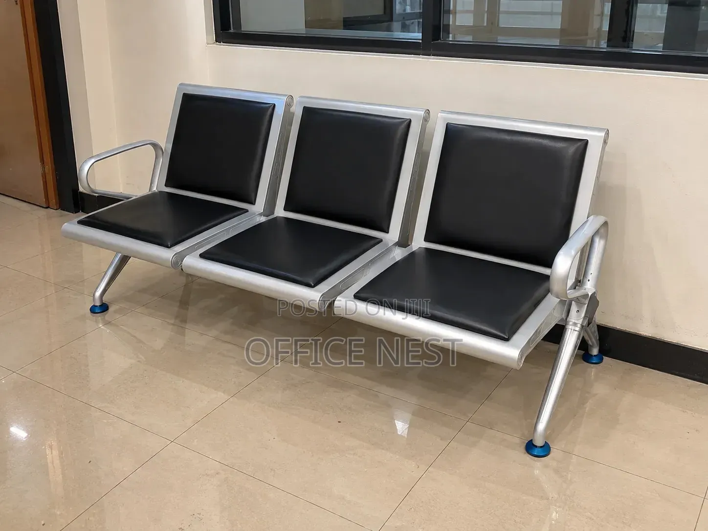 3 Seater Waiting Chair – Office Reception Bench.