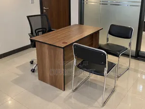 Modern Office Desk With Chairs – Executive Workstation