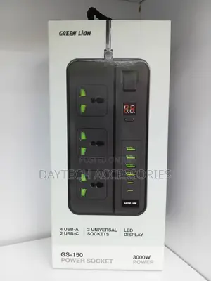 Green Lion GS-150 Power Socket Extension 3000W