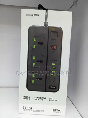 Green Lion GS-150 Power Socket Extension 3000W
