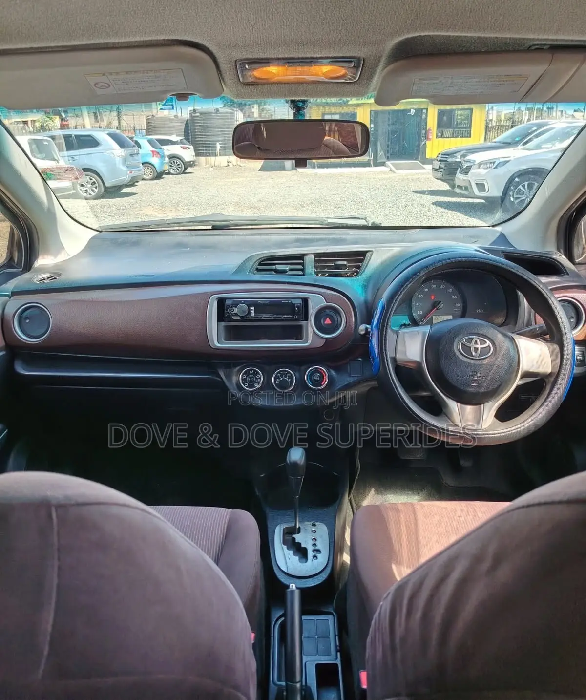 Toyota Vitz 2012 Brown