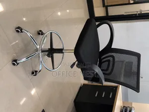 High Office Stool Chair – Adjustable Mesh Work Chair