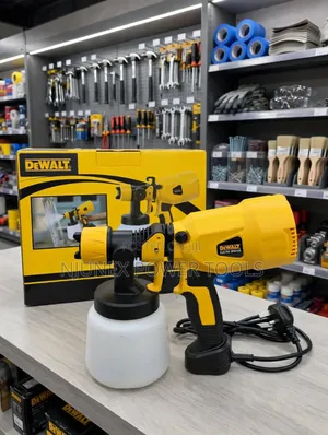 DeWalt Electric Paint Sprayer With a Detachable White Paint Container