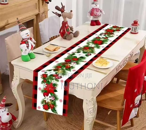 *Christmas Linen Table Runner (33*185cm ) - main view