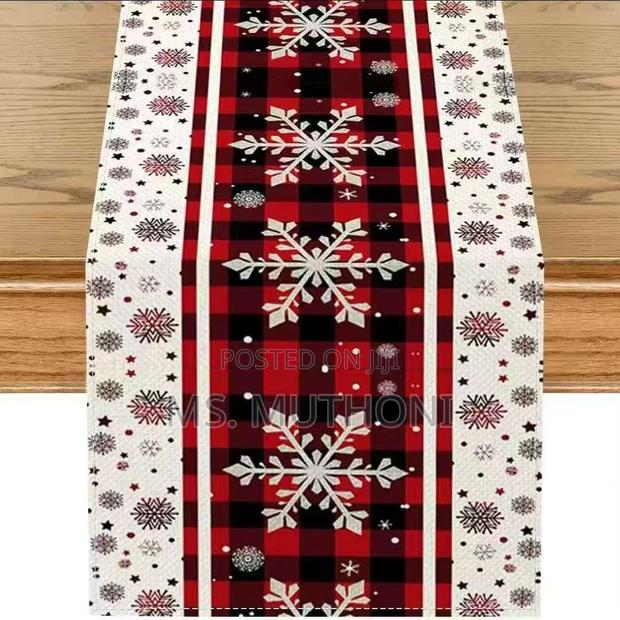 *Christmas Linen Table Runner (33*185cm ) - thumbnail 3