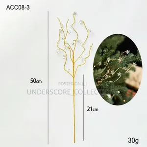 Christmas Decorations Crystal Bud Branches for Xmas DIY Crystal Flower