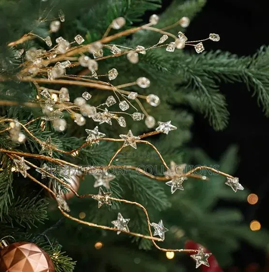 Christmas Decorations Crystal Bud Branches for Xmas DIY Crystal Flower