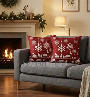 A Pair (2 PCs ) Decorative Christmas Throw Pillow Covers*