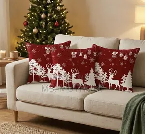A Pair (2 PCs ) Decorative Christmas Throw Pillow Covers*