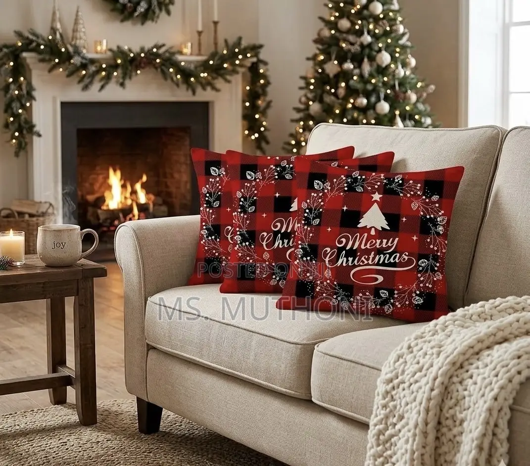 A Pair (2 PCs ) Decorative Christmas Throw Pillow Covers*