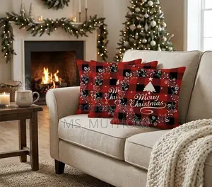 A Pair (2 PCs ) Decorative Christmas Throw Pillow Covers*