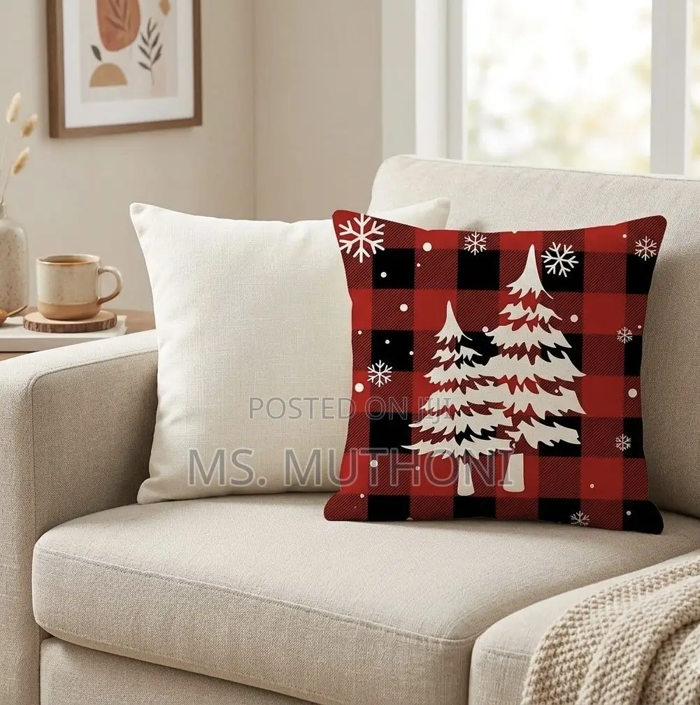 A Pair (2 PCs ) Decorative Christmas Throw Pillow Covers*