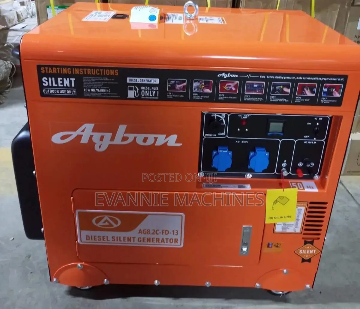 Silent Diesel Generator Heavy Duty 8KVA