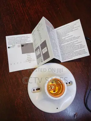 Spy CCTV Camera Concealed in Bulb Holder With WiFi Connection