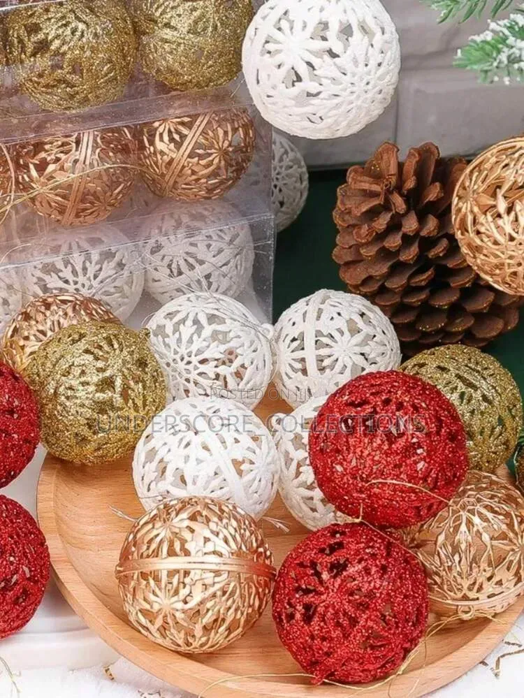 Decorative Mesh Balls for Christmas