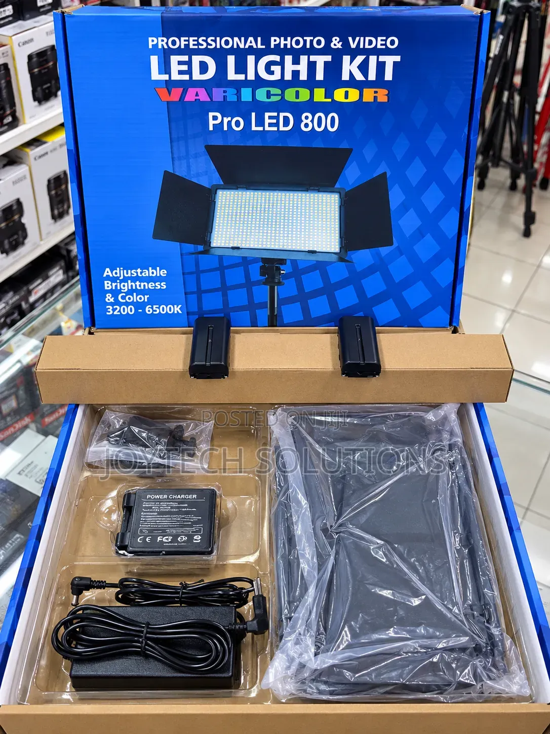 LED Studio Panel Light 800W Style Photo Video Lighting Kit