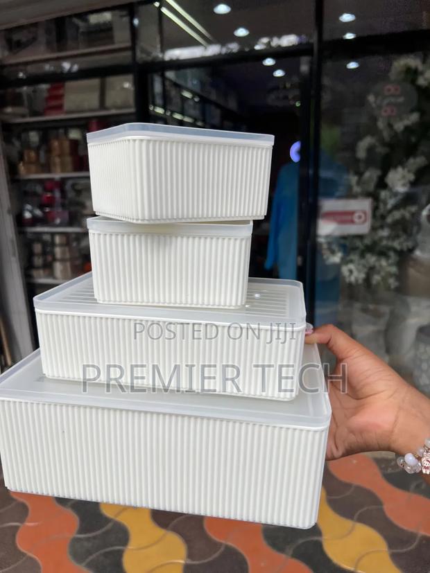 4pcs Fridge Storage Containers