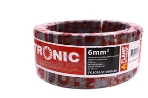 Tronic Single Core Cable 6.0mm - Red
