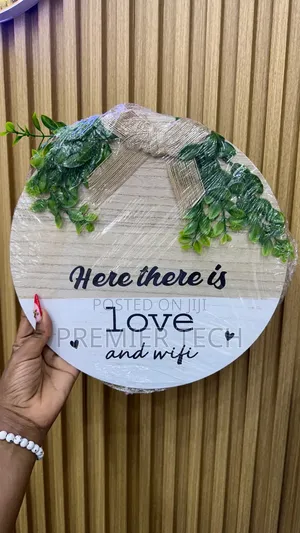Wooden Hanging Decor and Door Wreath