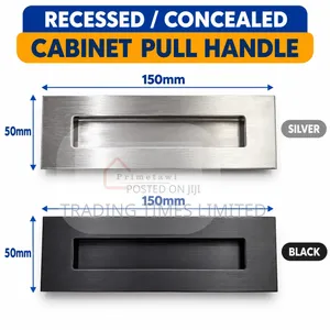 150mmm Recessed/Concealed Cabinet Pull Handle