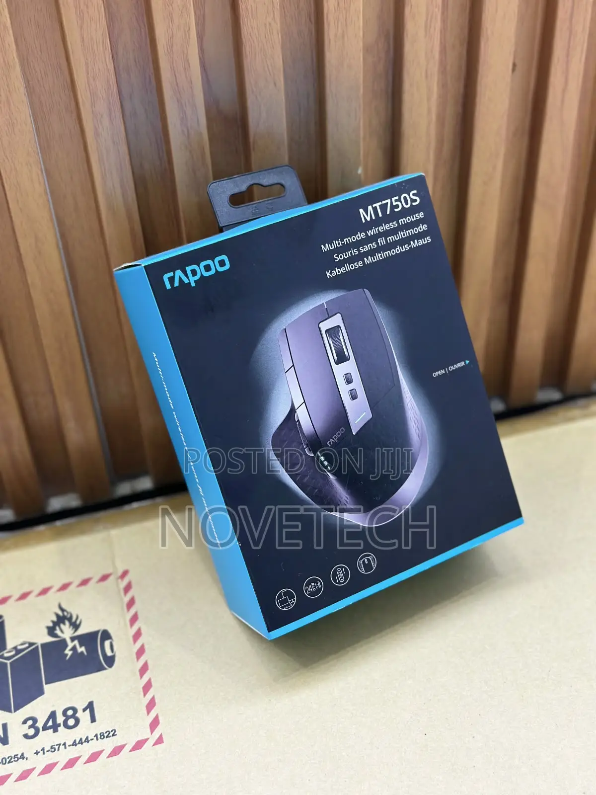 Bluetooth Mouse, RAPOO MT750 Wireless Mouse Multi-Device