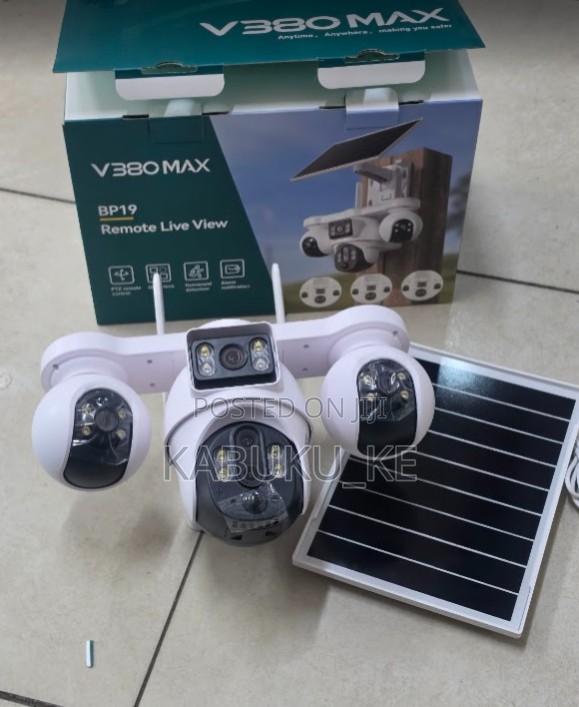 4 Lens Solar 4G PTZ Security Camera - main view