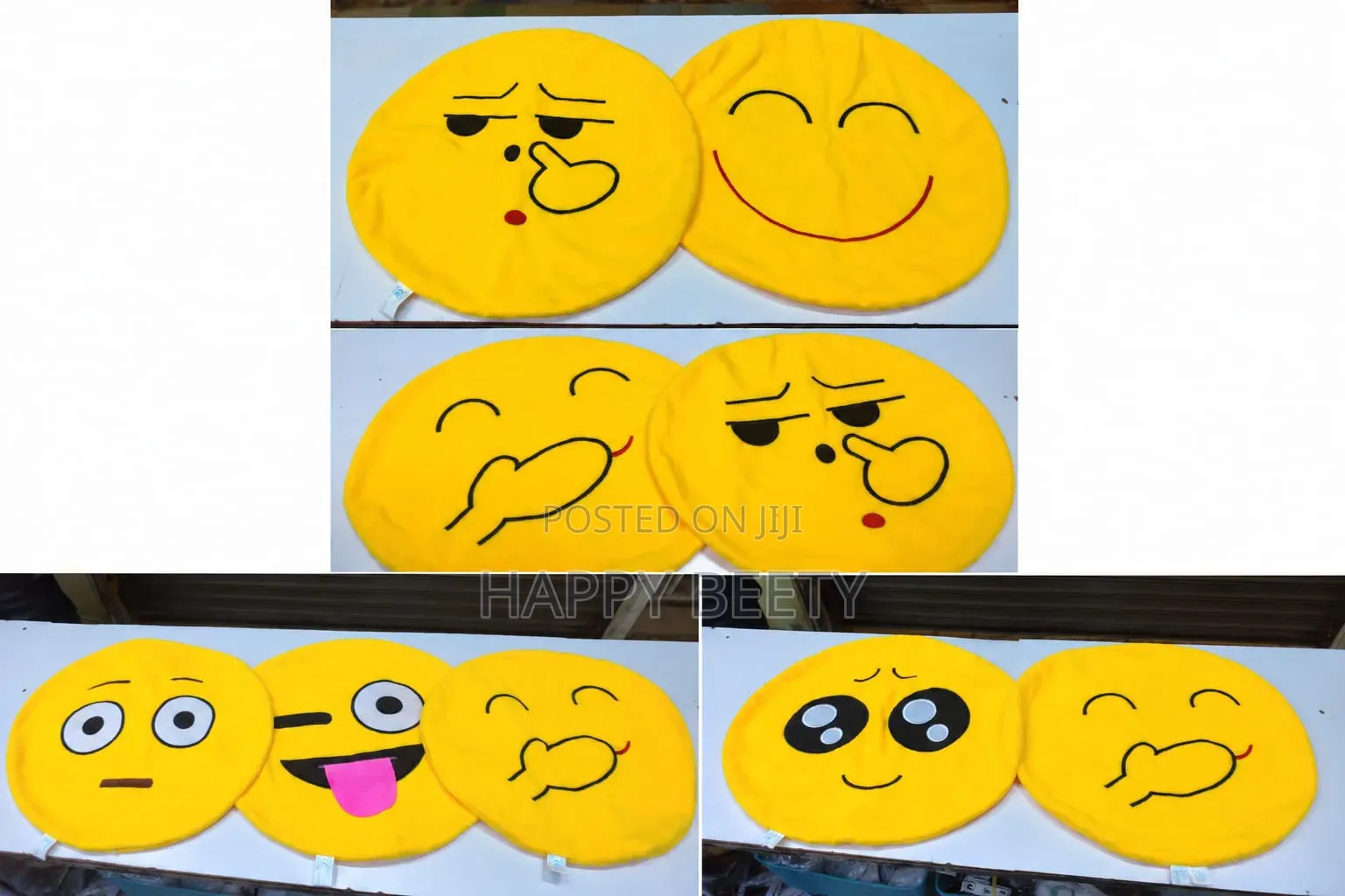 Adorable Emoji Throw Pillows