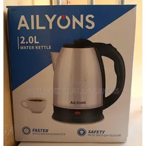 AILYONS 2.0L Electric Kettle – Stainless Steel, Fast Boil,