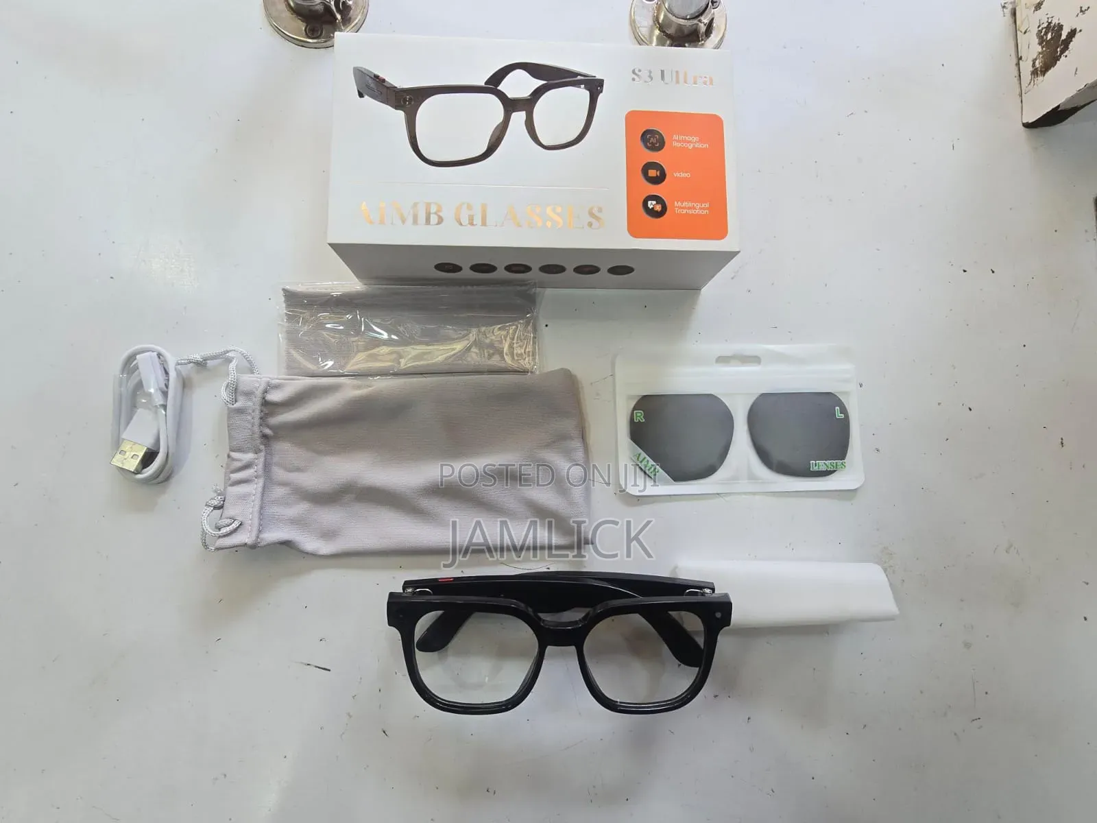 S3 Smart AI Glasses – WiFi, Camera & Bluetooth - Eg