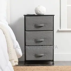 Lasa 3-Drawer Storage - Dark Grey