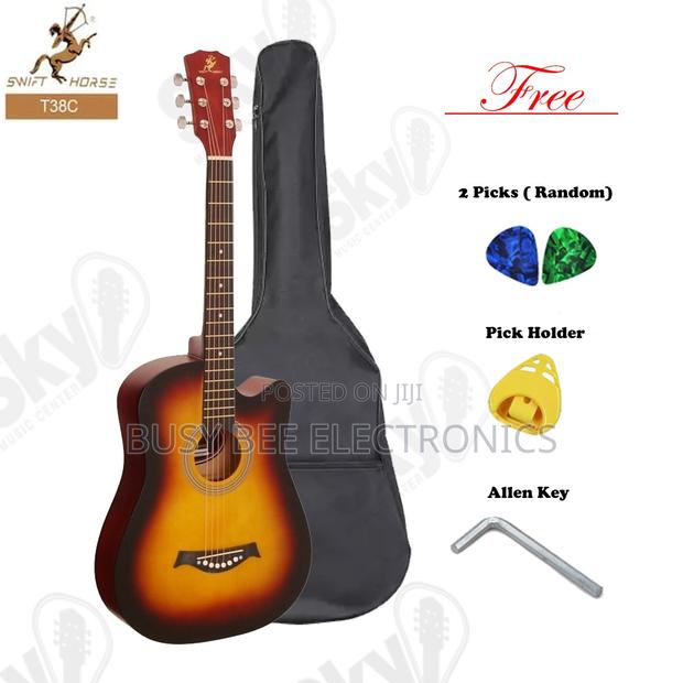 6 Strings Acoustic Guitar, Expertly Designed for Beginners, Students, - thumbnail 4