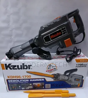 Kzubr 1700W Heavy Duty Demolition Hammer | Concrete Breaker