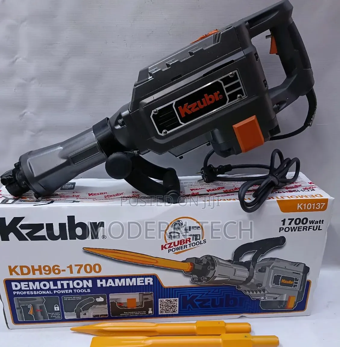 Kzubr 1700W Industrial Demolition Hammer
