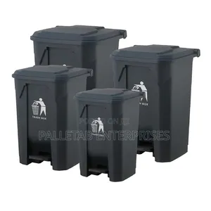 Black Pedal Bins