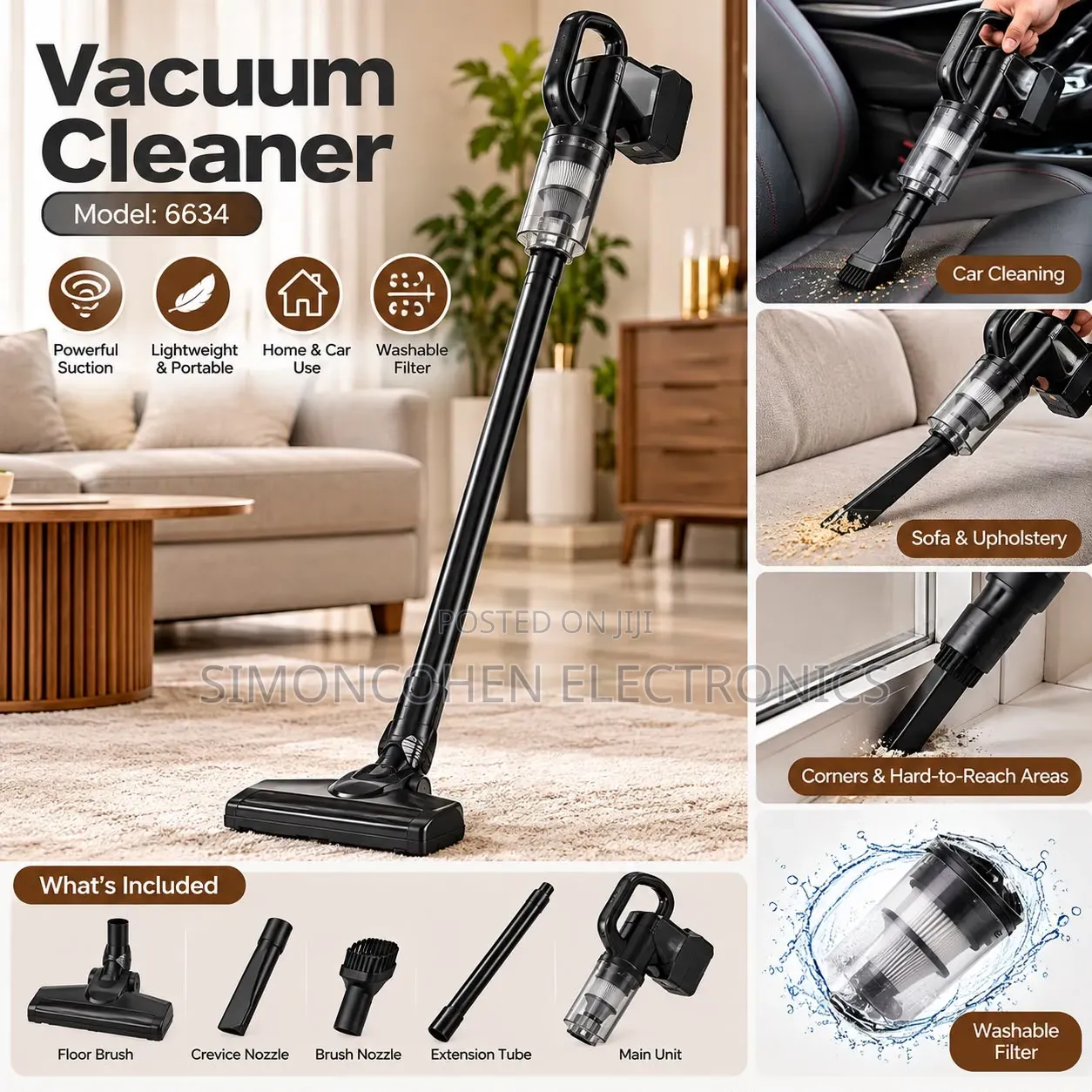 Portable Vacuum Cleaner 6634