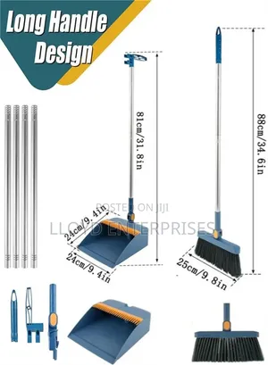 *2in1 Dust Pan Comb Cleaning Brush Set