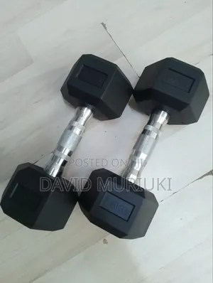 7.5KG Hexagonal Dumbbells Pair.