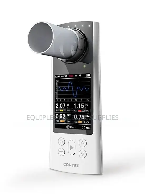 Portable Contec Spirometer for Lung Function Assessment
