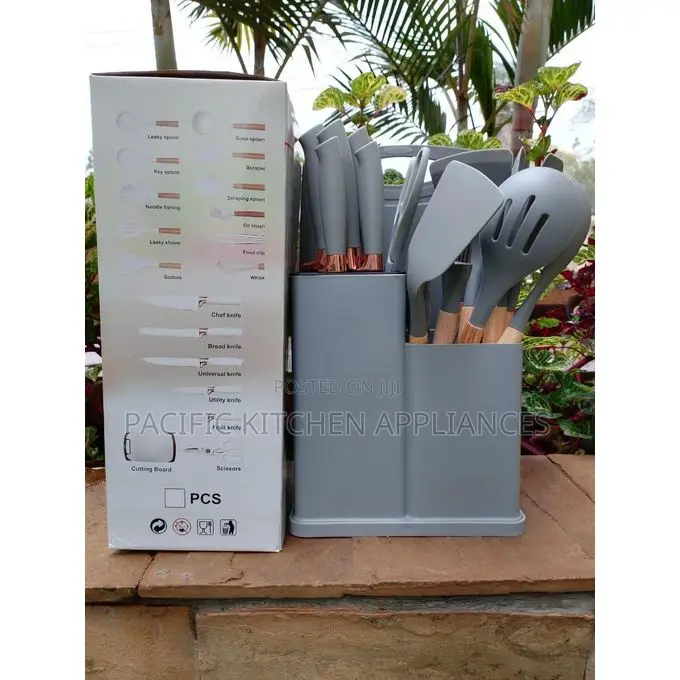 19PC Executive Silicone Spoons Set Non Stick