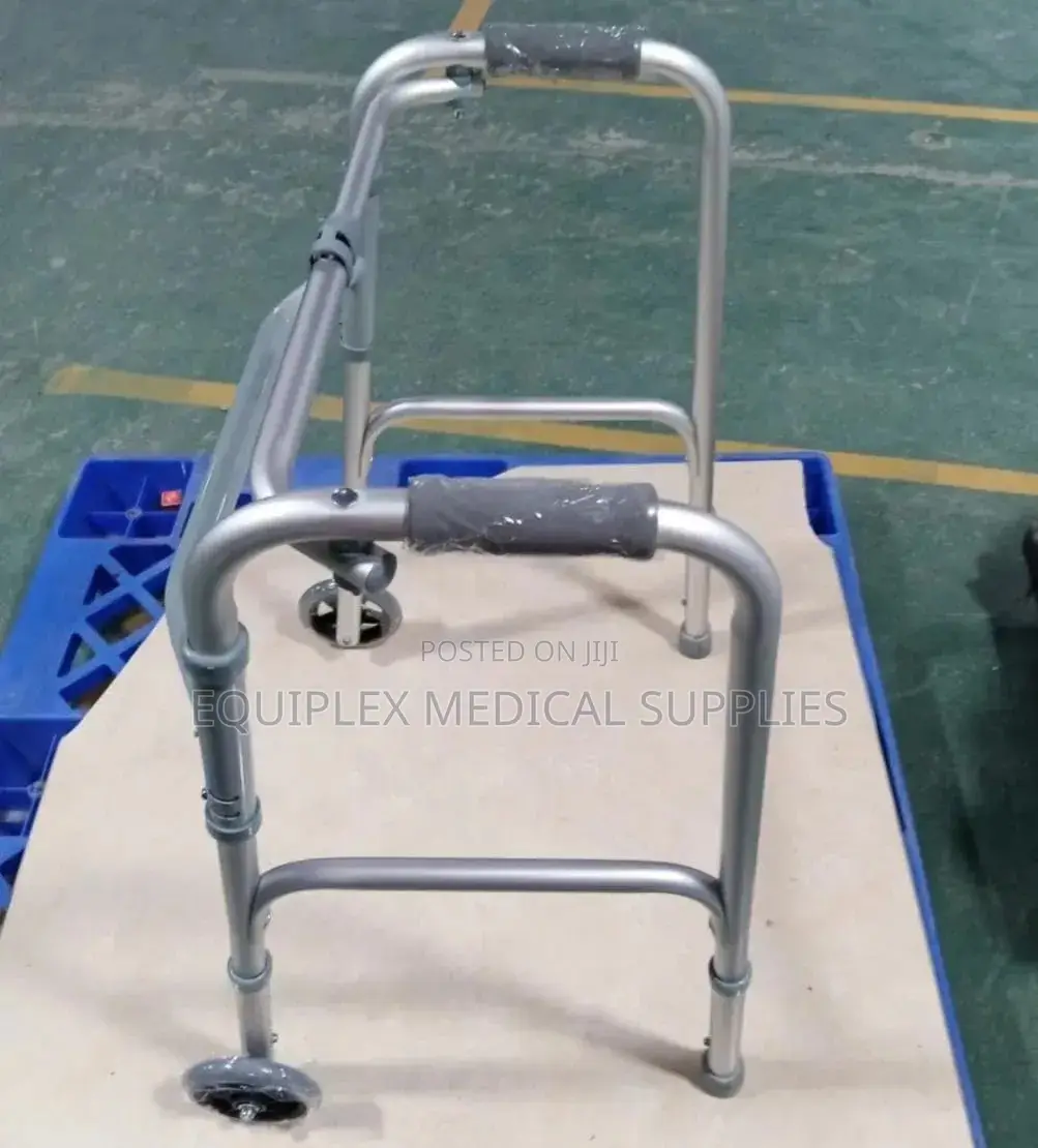 Foldable, Height Adjustable Walker With Wheels - For Smooth Movement
