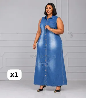 Sleeveless Jeans Dress